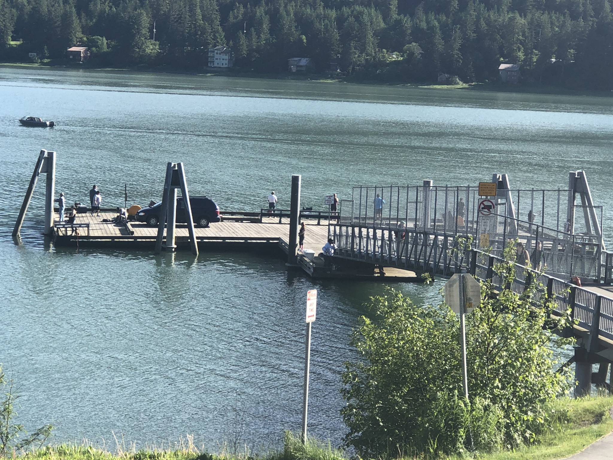 Wayside Dock Monday afternoon (Juneau Empire)