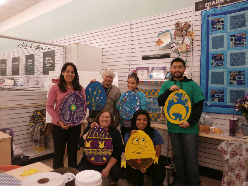 Big Brothers, Big Sisters took advantage of two scheduled craft sessions at Jo-Ann Fabric on Saturday, March 5​ and 19. Participants crafted giant Easter eggs to celebrate the coming of spring.​ This program was paid for ​by the citizens of the City and Borough of Juneau through sales tax revenues.