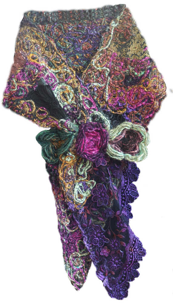 One of Suzanne di Francia's interlace creations. di Francia has 29 years in textile design. Courtesy photo