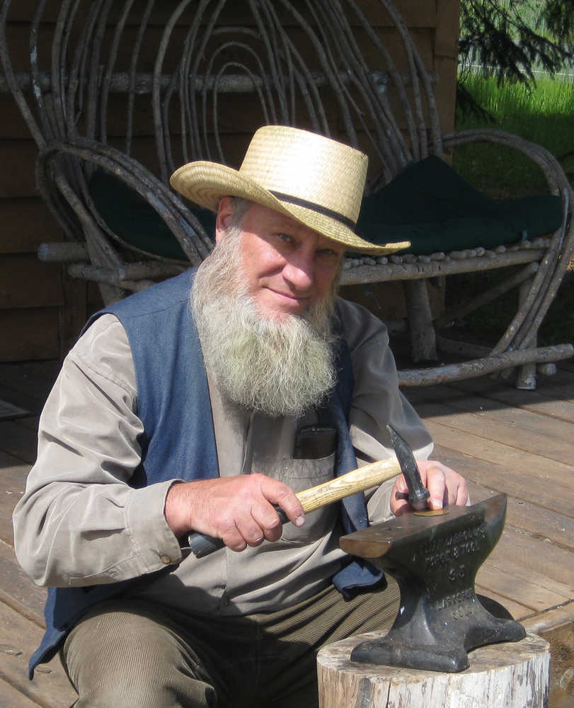 Roger Williams of Gustavus, a metalsmith, creates spoons and ladles he sells in Gustavus, Juneau, and on Etsy (a website.)