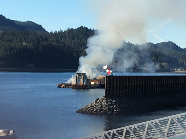 CCFR knocks down boat fire by Aurora Harbor | Juneau Empire