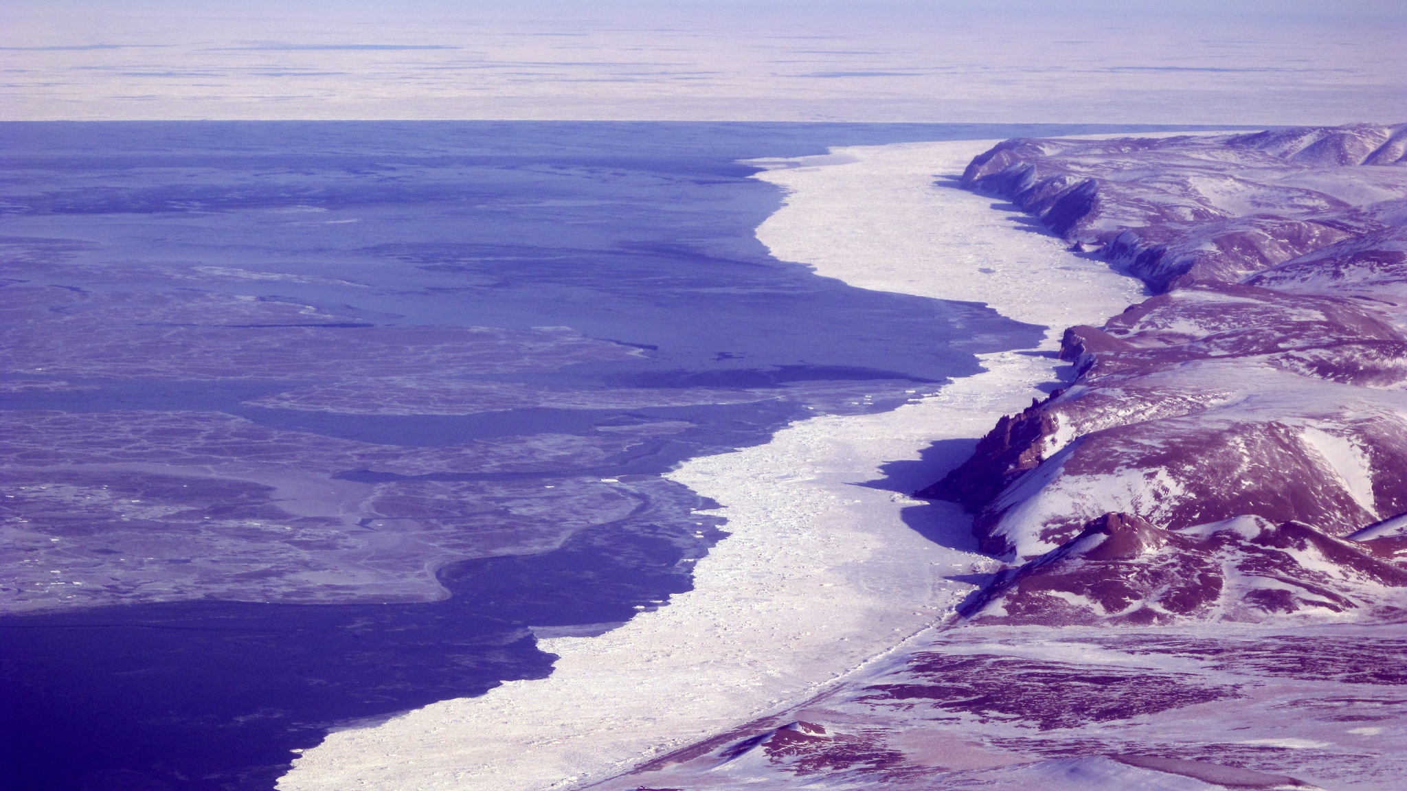 Ned Rozell FOR THE JUNEAU EMPIRE Sea ice off Cape Lisburne in northwest Alaska in April 2011.