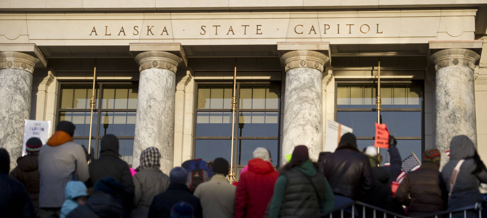 The Alaska State Capitol, pictured Jan. 21, 2017. (Michael Penn | Juneau Empire File)