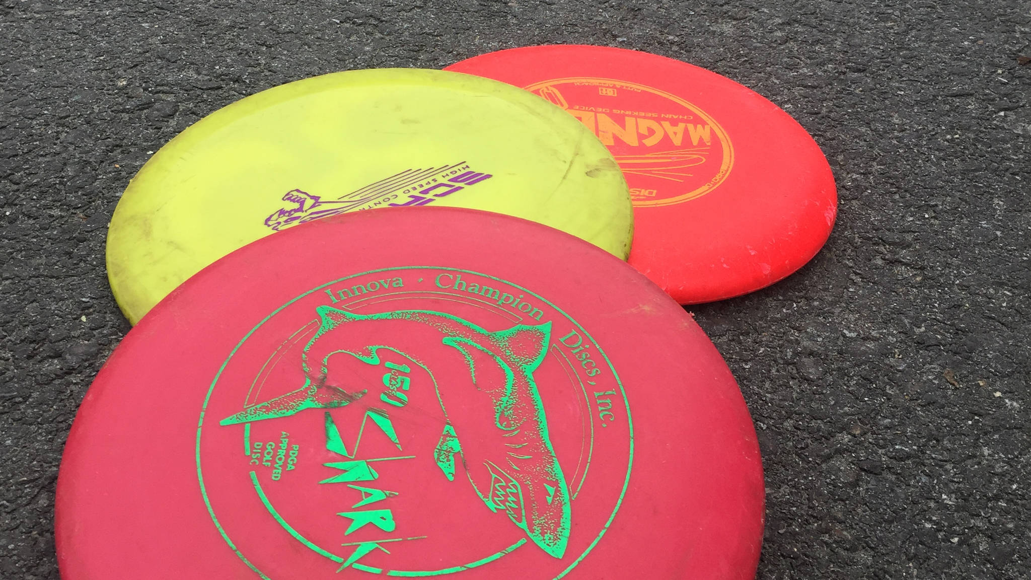 Frisbee golf discs. (Nolin Ainsworth | Juneau Empire)