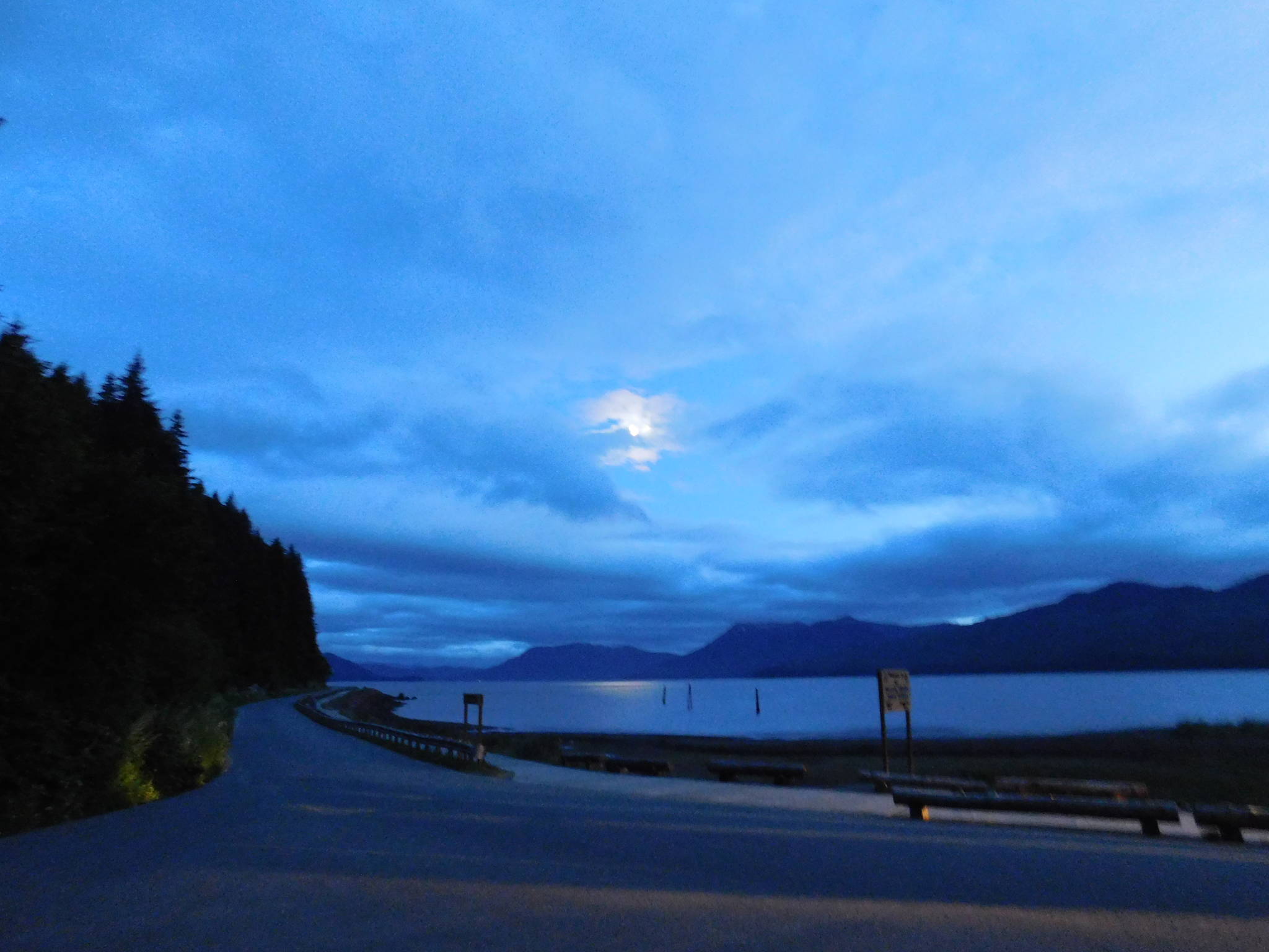 The course of the Hoonah Only Fools Run at Midnight. (Photo courtesy Paul Comolli)