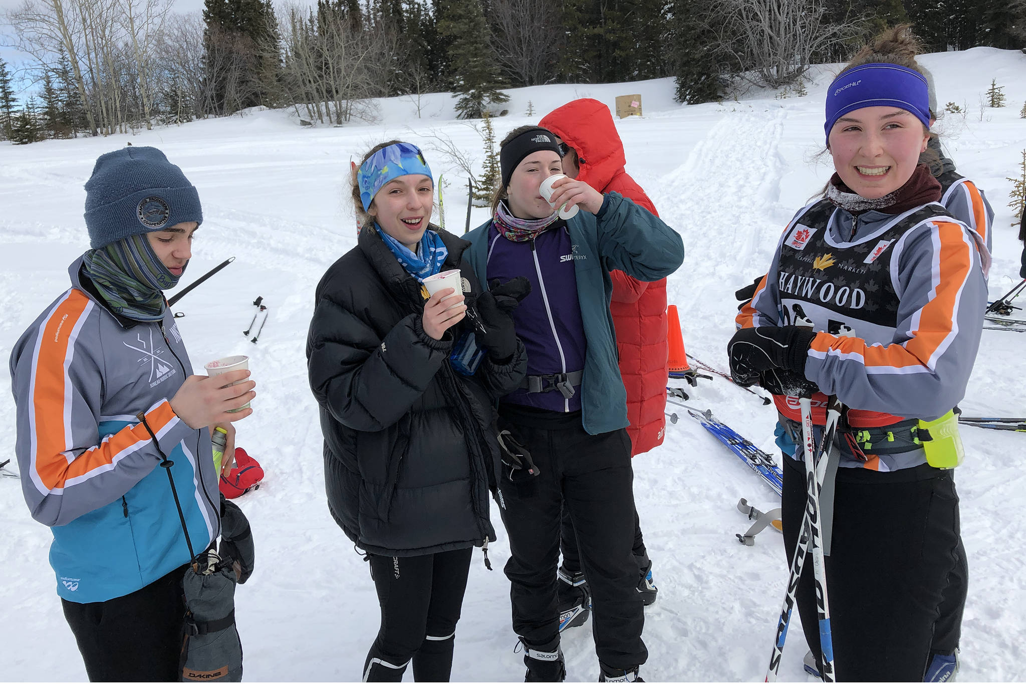 Photos: Juneau youth race in Yukon Ski Marathon