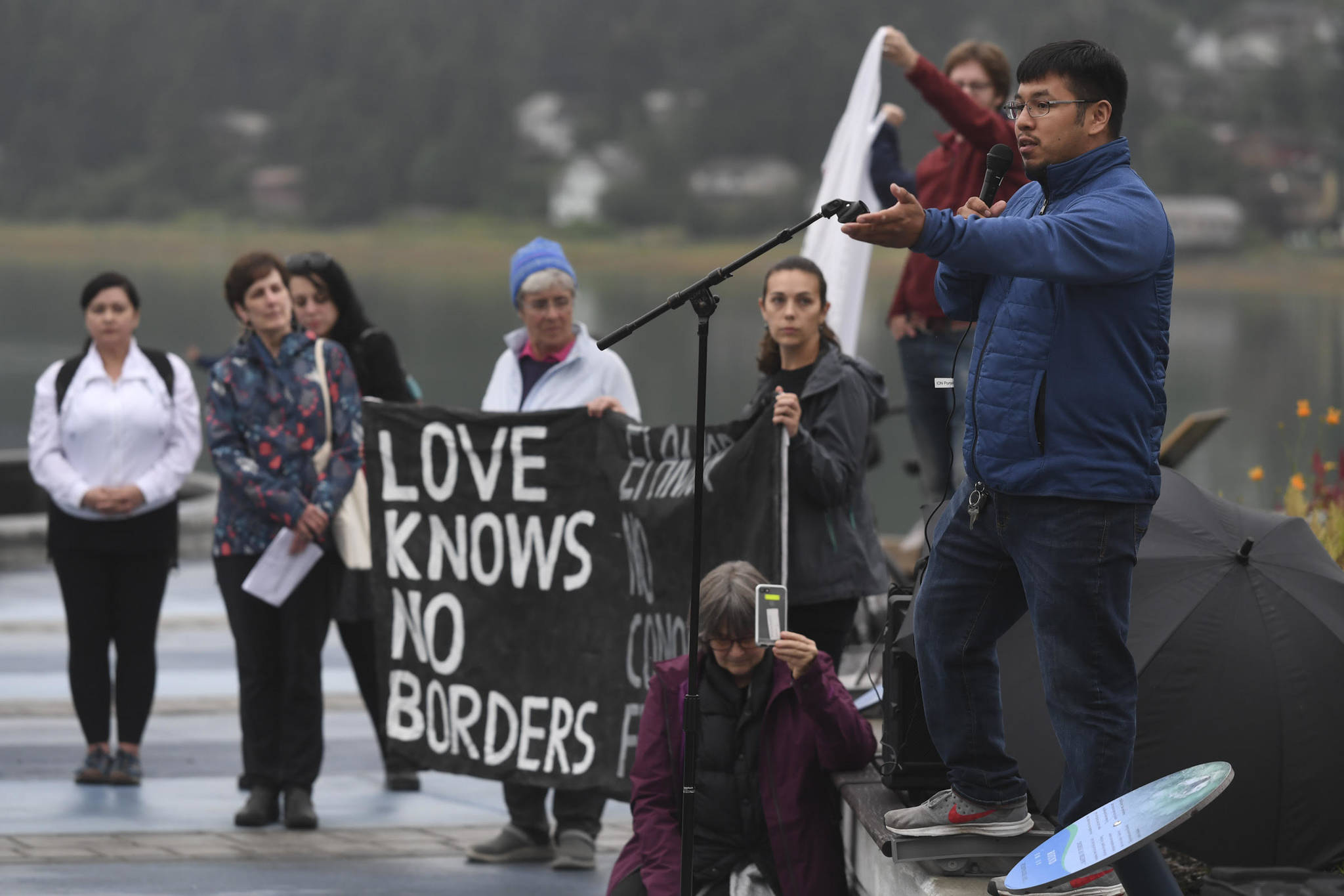 Juneau crowd joins nationwide vigil denouncing immigrant detention facilities