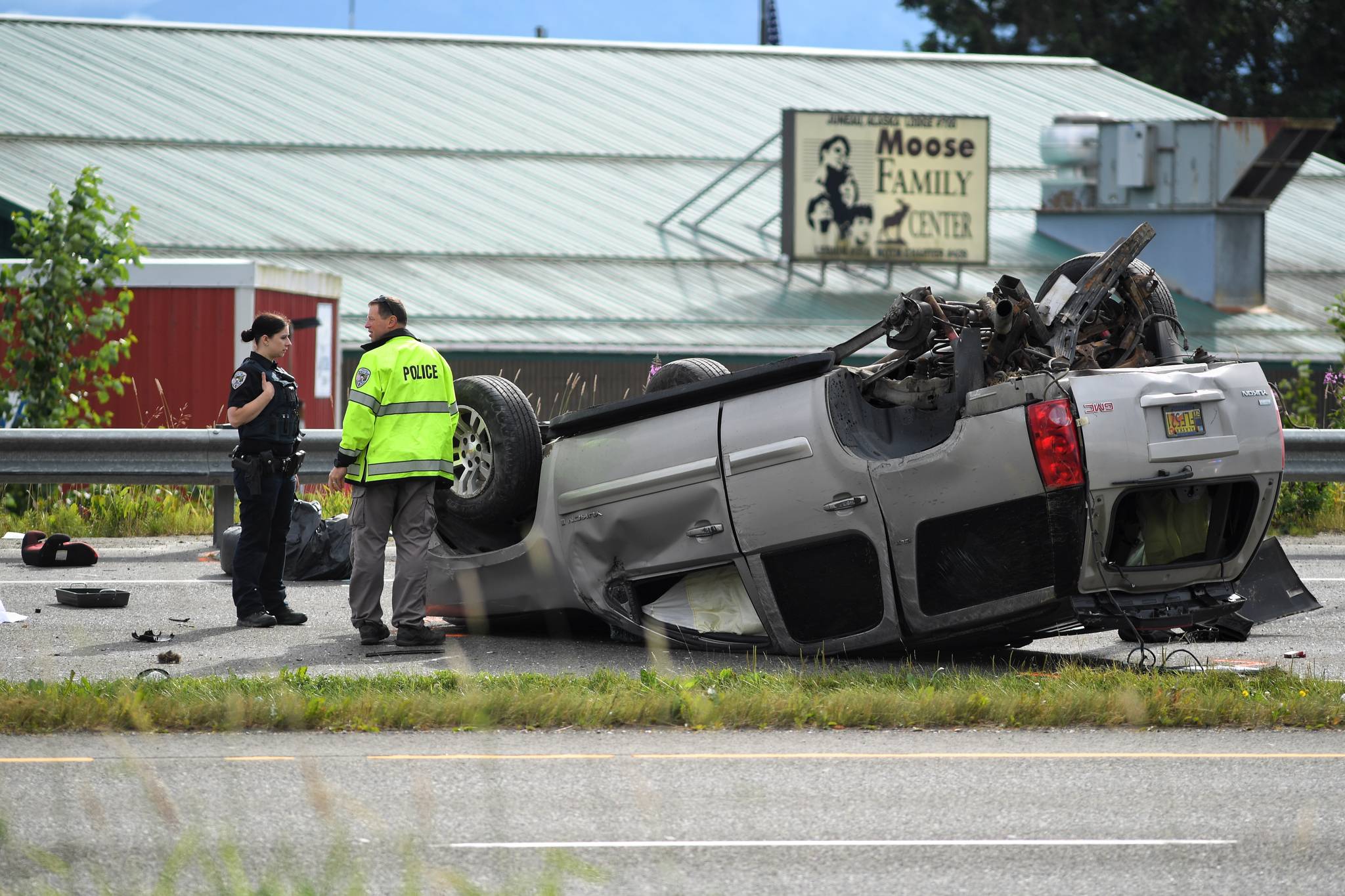 Rollover crash on Egan Drive seriously injures one