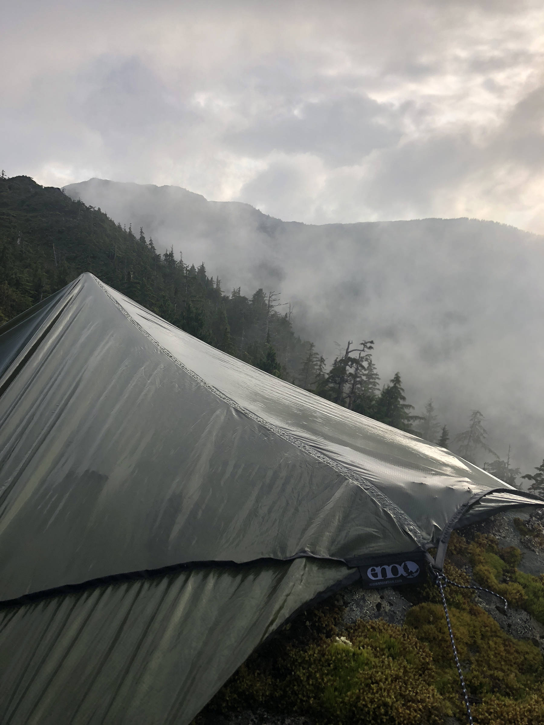 Was it fun to be stuck under a tarp during a rain storm? Yeah, in a way, writes the author. (Courtesy Photo | Jeff Lund)