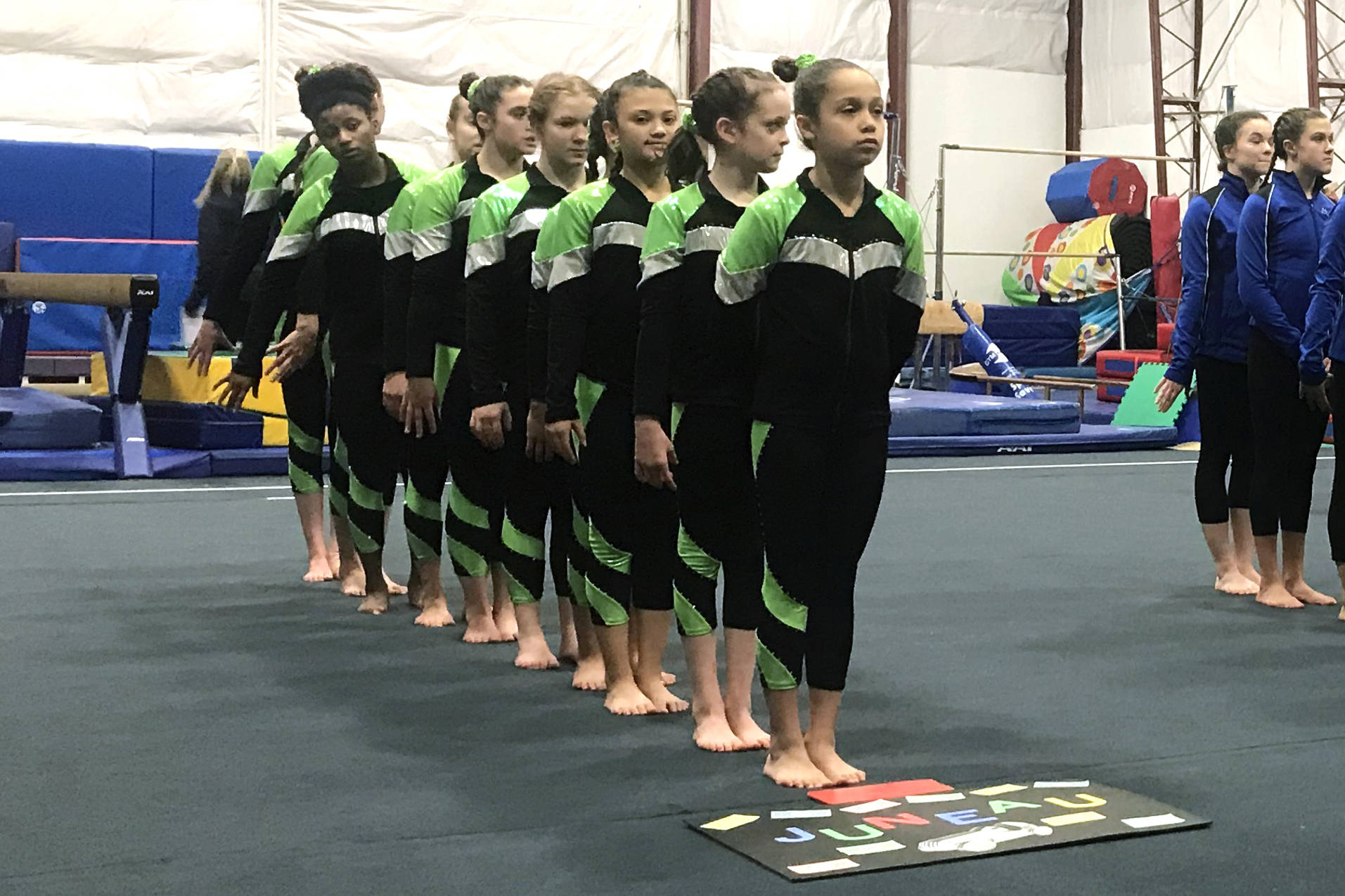 Juneau gymnasts show off at home meet Juneau Empire