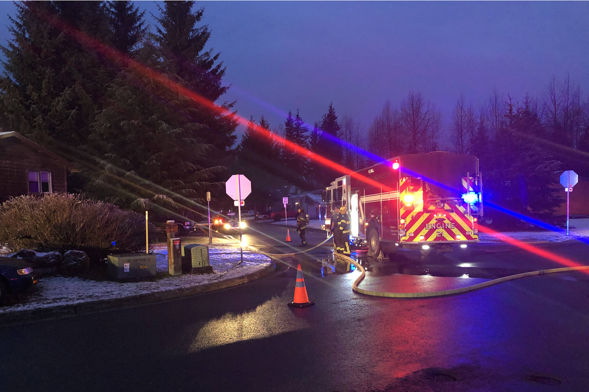 Breaking: CCFR responds to smoky home on Birch Lane