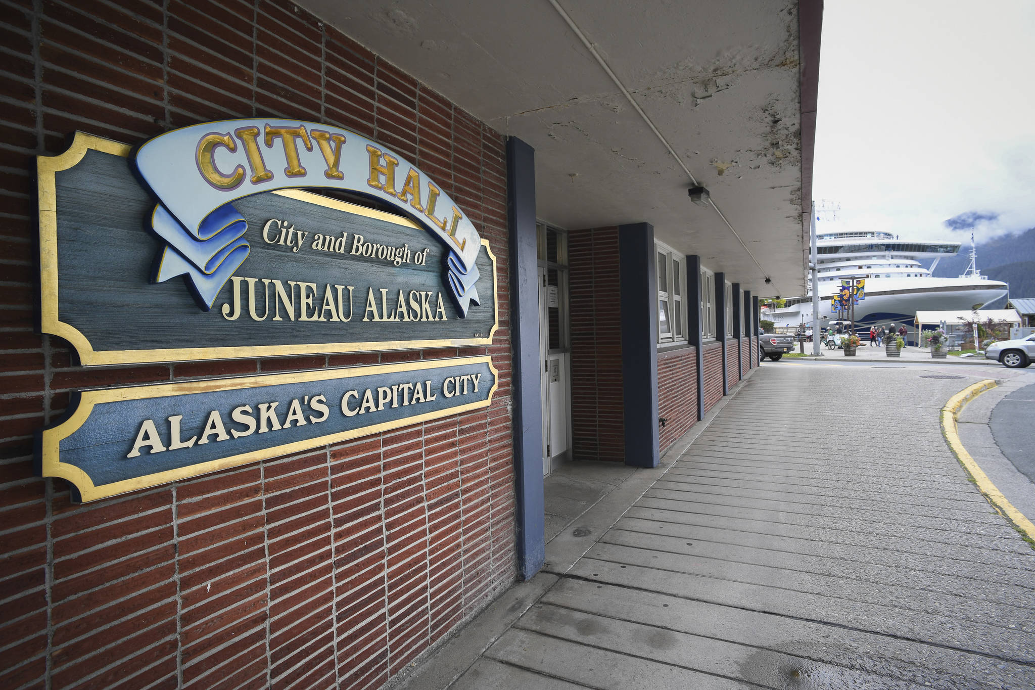 Juneau’s City Hall on Wednesday, Sept. 4, 2019. (Michael Penn | Juneau Empire)