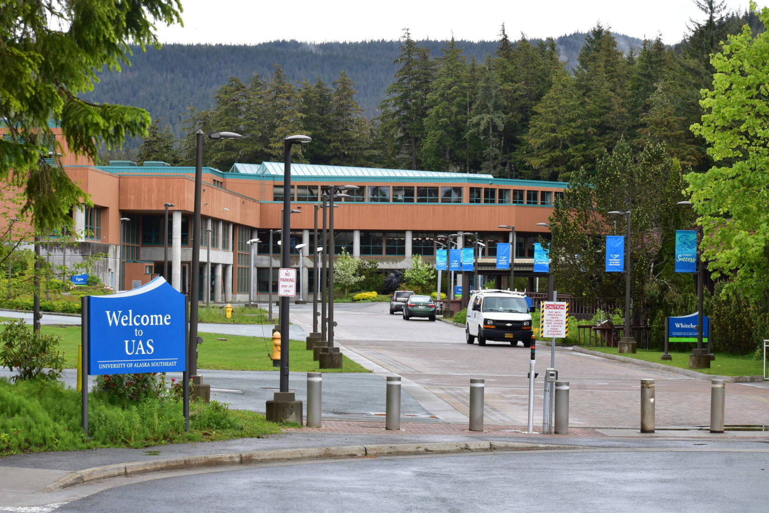 The University of Alaska Southeast campus on Monday, June 1, 2020. The University of Alaska Regents voted Thursday to conduct an in-depth study of a merger between the University of Alaska Southeast and UA Fairbanks. (Peter Segall | Juneau Empire)