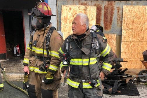 Courtesy photo / City and Borough of Juneau                                 Capital City Fire/Rescue Assistant Chief Ed Quinto recently celebrated his 40th year as part of the department.