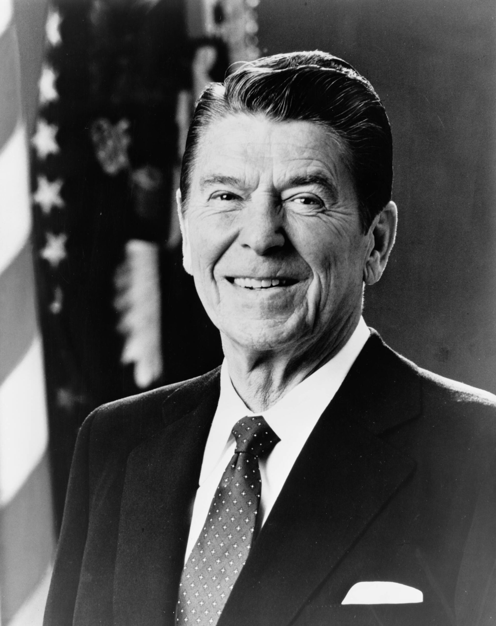 This photo shows former President Ronald Reagan. (Library of Congress)