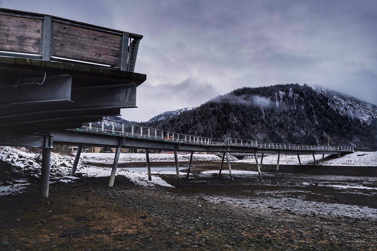 Michael Penn / Juneau Empire File 
This January 2020 photo shows the Seawalk in front of the Alaska Department of Fish and Game and the Department of Labor on Monday, Jan. 6, 2020.