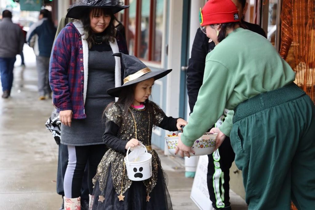 Halloween is back in business Downtown trickortreating returns