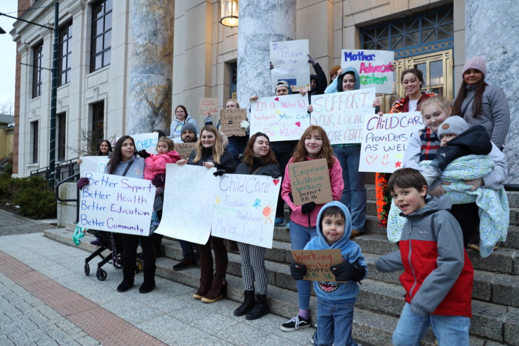 Child Care Providers Rally Outside Capitol In Support Of Increased ...