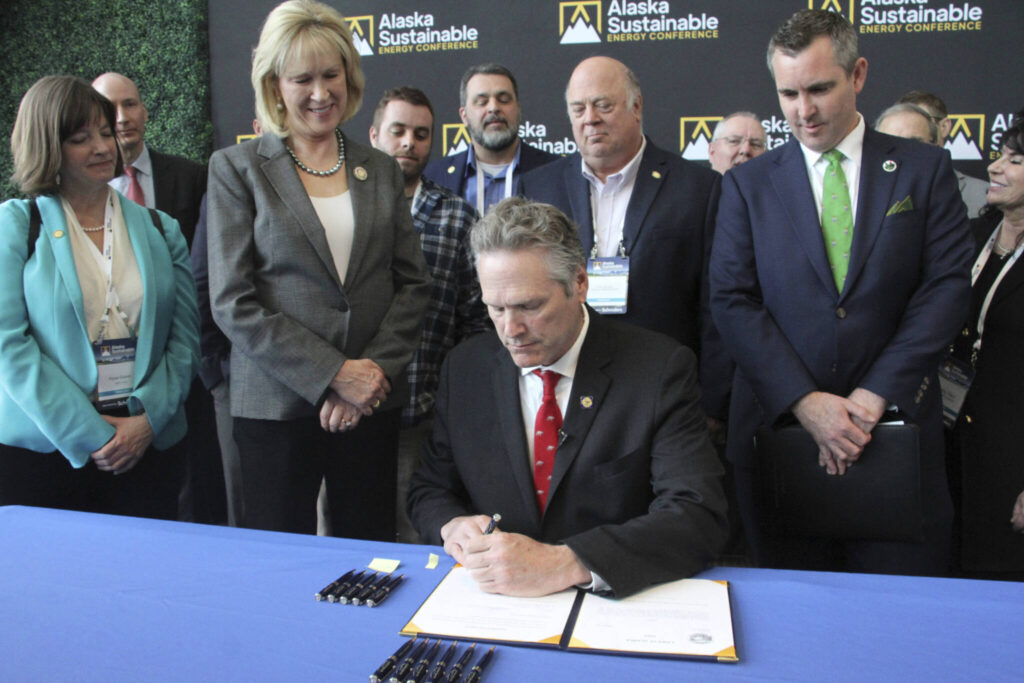 Dunleavy Signs Carbon ‘trees’ Bill At Sustainable Energy Conference ...