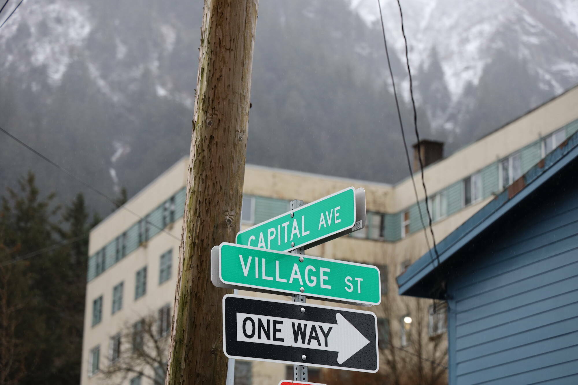 A parcel of land just off the corner of Capital Ave. and Village Street in downtown Juneau was approved to be the first parcel of land owned by the Central Council of the Tlingit and Haida Indian Tribes of Alaska to be put into federal trust. However, the state of Alaska has filed a lawsuit against the federal government seeking to reverse the federal government’s decision, return the land to Tlingit and Haida, and stop future land-into-trust applications. (Clarise Larson / Juneau Empire file photo)