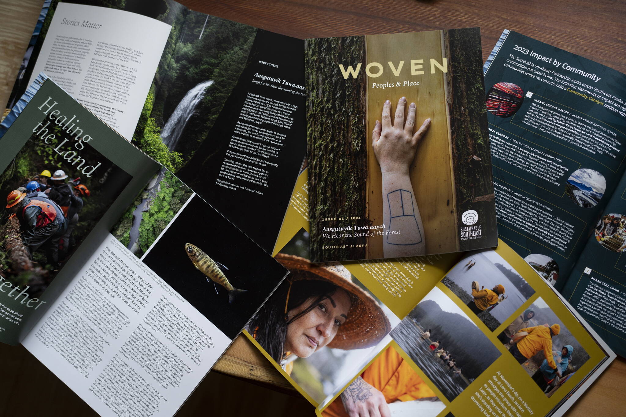 “Woven” is a new digital and print publication by the Sustainable Southeast Partnership. (Photo courtesy of Sustainable Southeast Partnership)