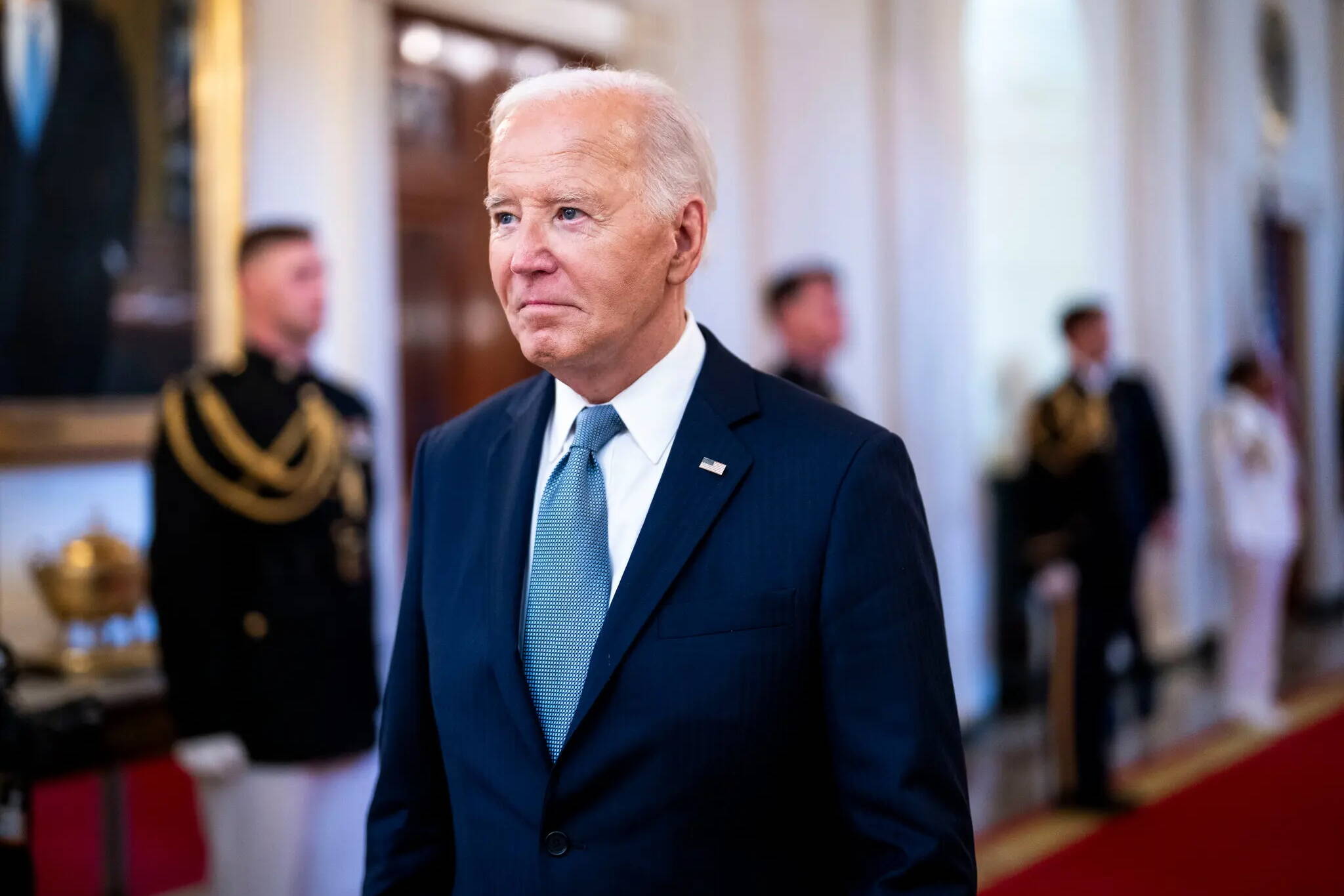 President Biden at the White House on July 3. (Doug Mills/The New York Times)