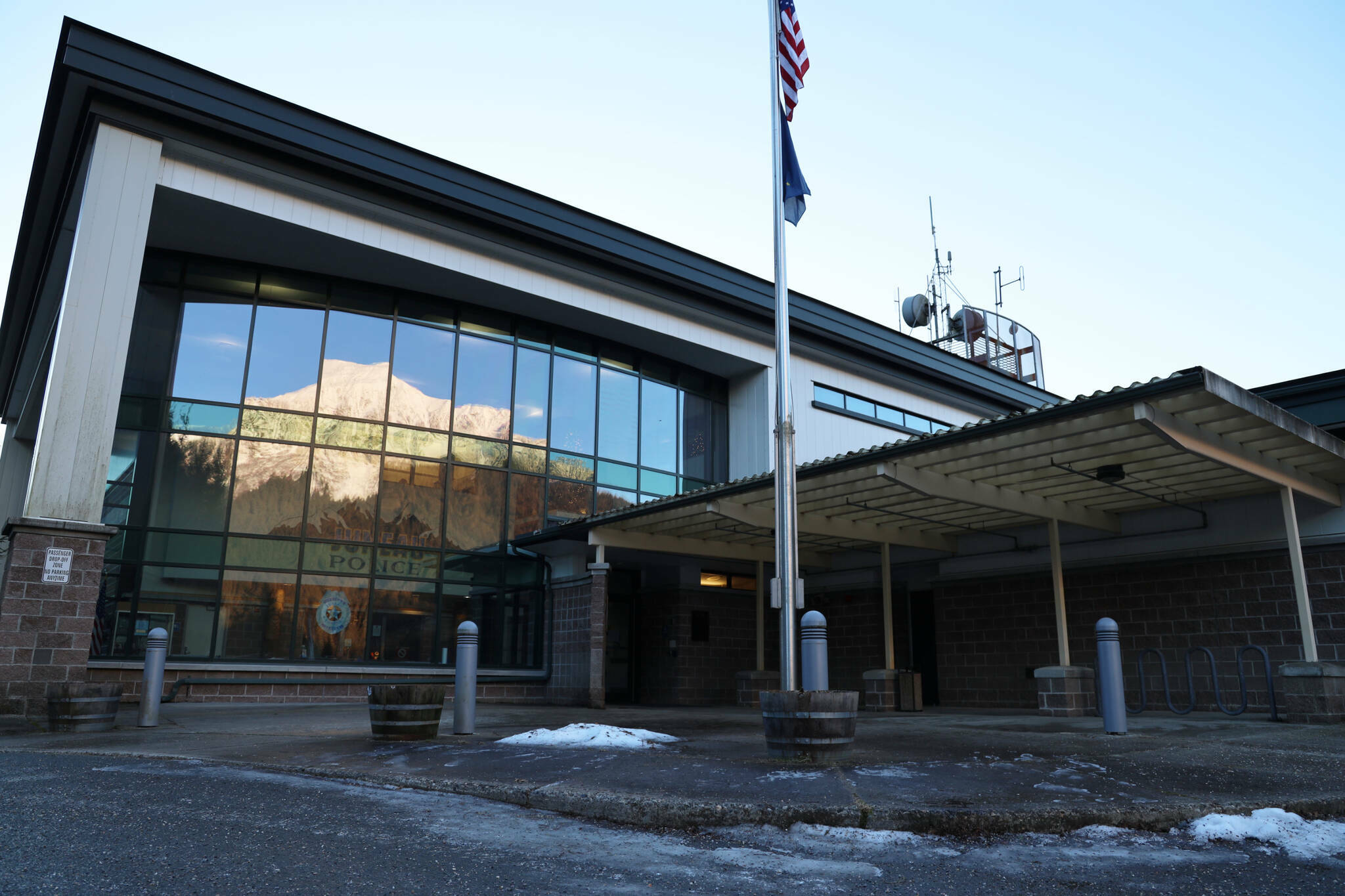 The Juneau Police Department station in Lemon Creek. (Clarise Larson / Juneau Empire file photo)