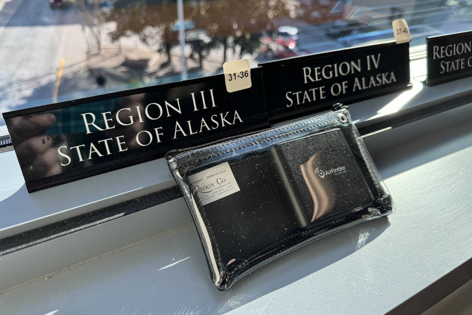 A tracker used by the Alaska Division of Elections is seen on Friday, Aug. 16, 2024 at the division’s offices in Juneau. (James Brooks/Alaska Beacon)