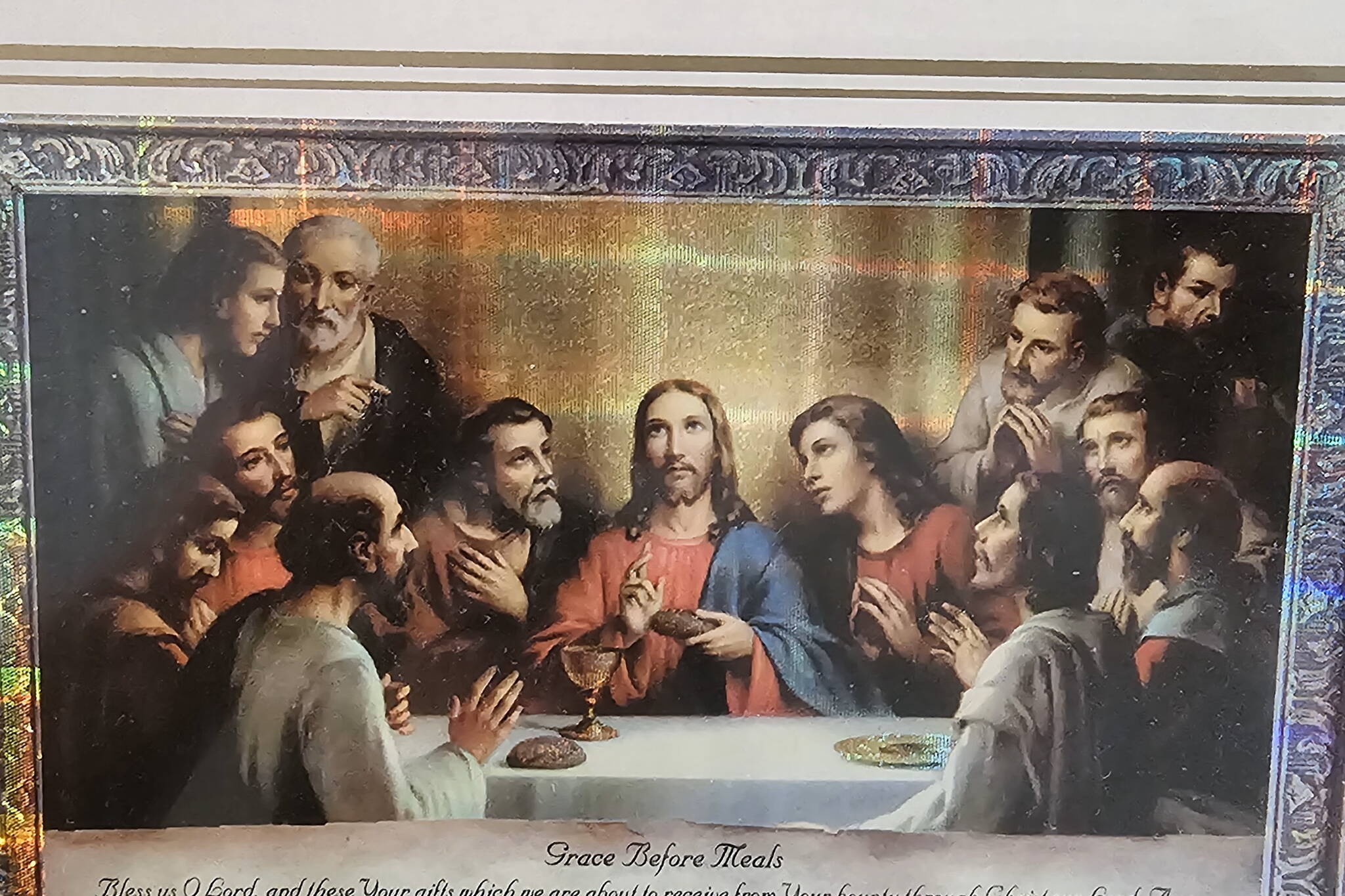 An artistic depiction of The Last Supper. (Photo by Gina Del Rosario)