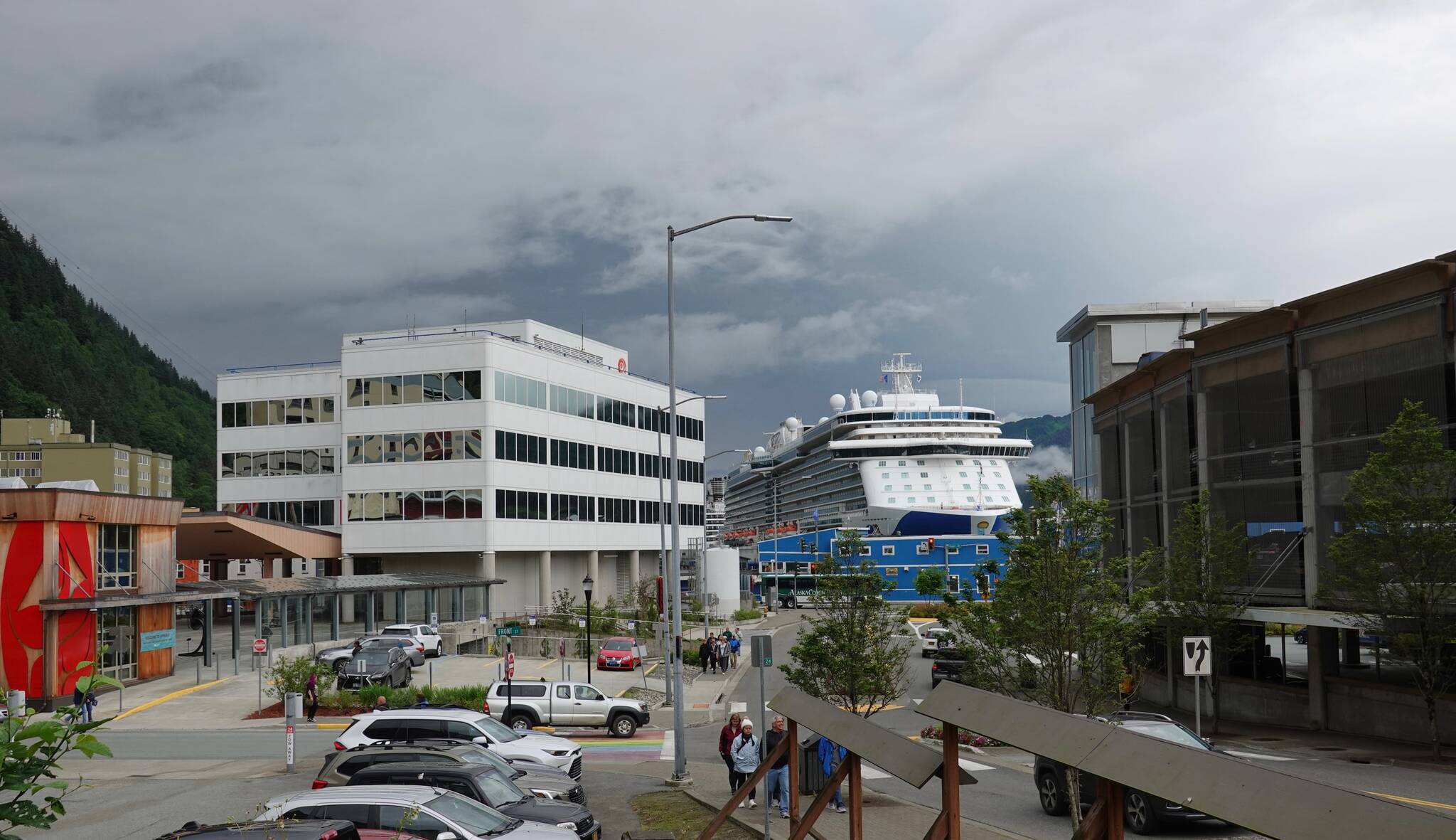 People explore downtown Juneau on July 26, 2024. (Laurie Craig / Juneau Empire file photo)