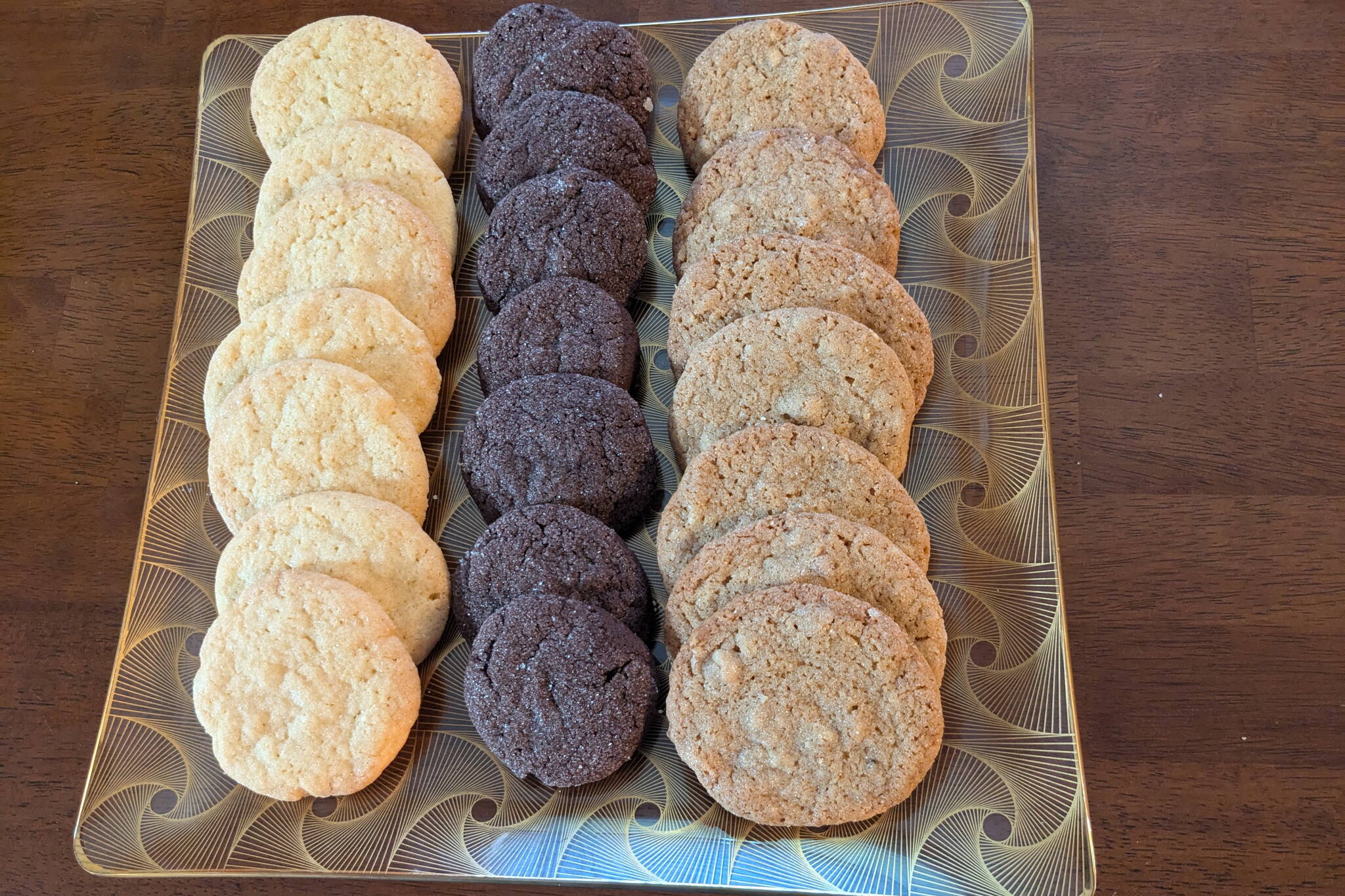 Sugar cookies in various flavors ready for serving. (Photo by Patty Schied)