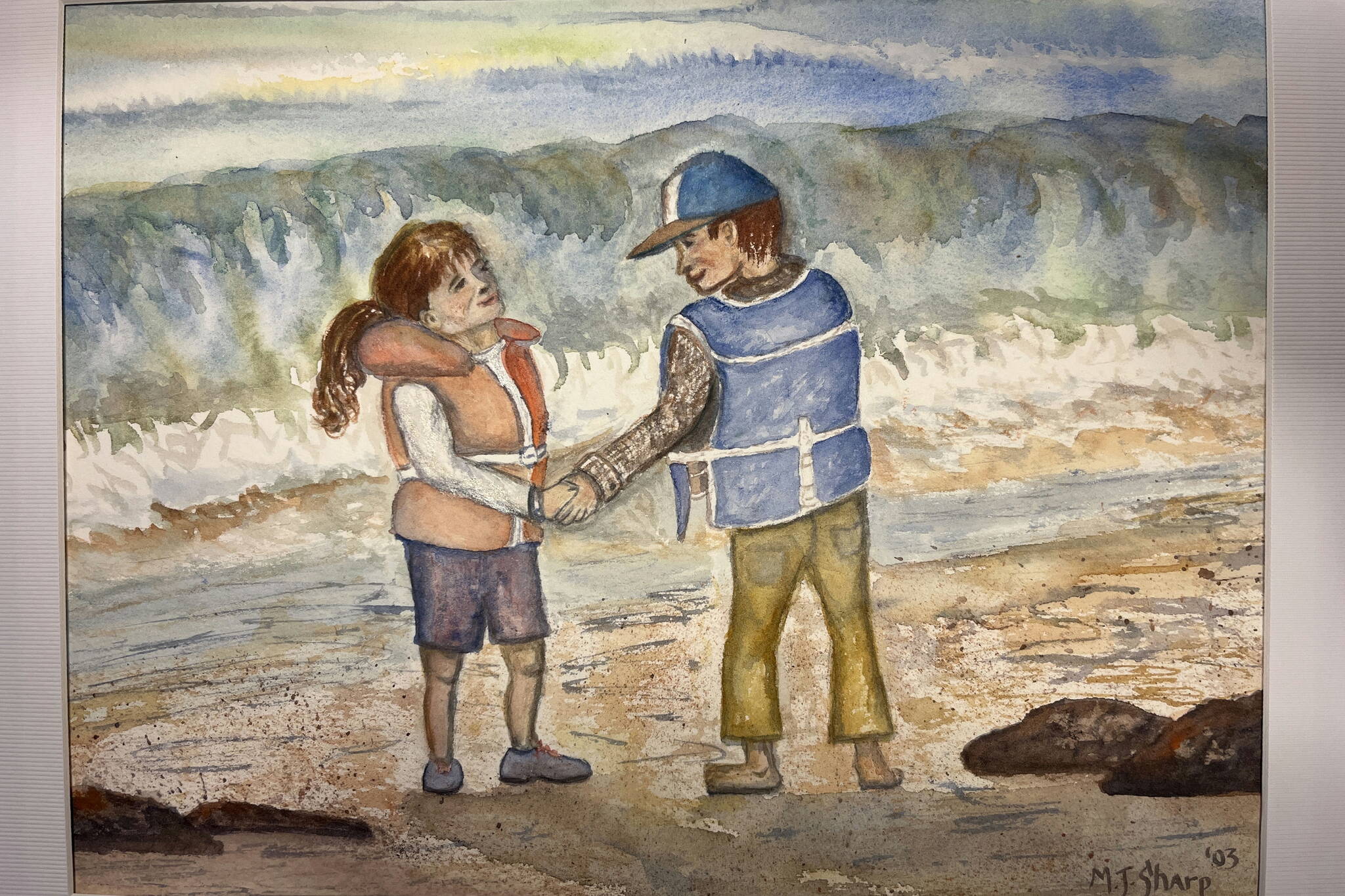 A painting by Marty Sharp, whose works will be exhibited at the Juneau Artists Gallery as part of First Friday in September. (Photo courtesy of the Juneau Arts and Humanities Council)