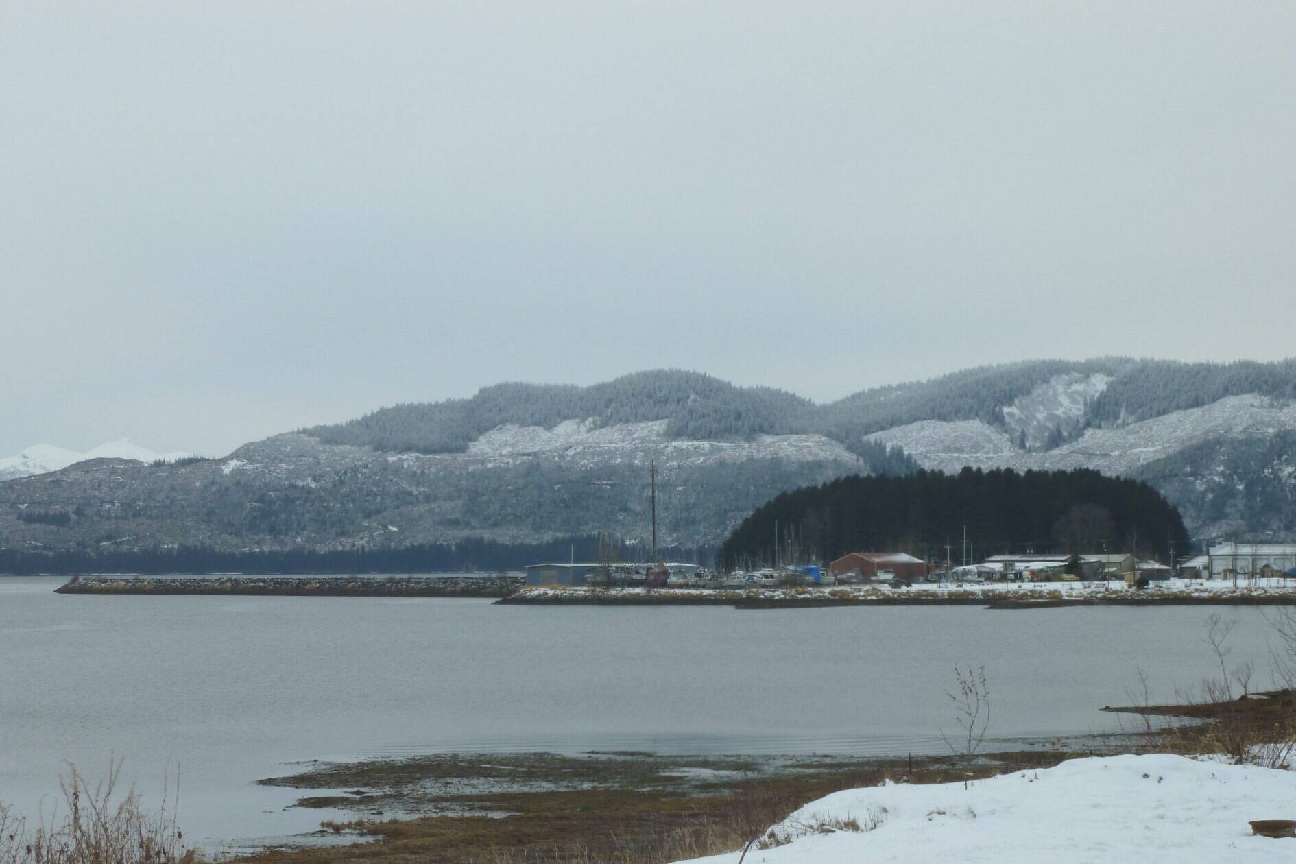 Part of the city of Hoonah’s waterfront is seen in a 2012 photo. (Department of Commerce, Community and Economic Development; Division of Community and Regional Affairs’ Community Photo Library)