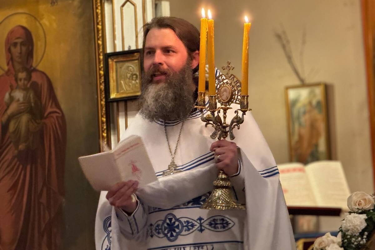 Priest Maxim Gibson is the rector at St. Nicholas Russian Orthodox Church in Juneau. (Photo provided by Maxim Gibson)