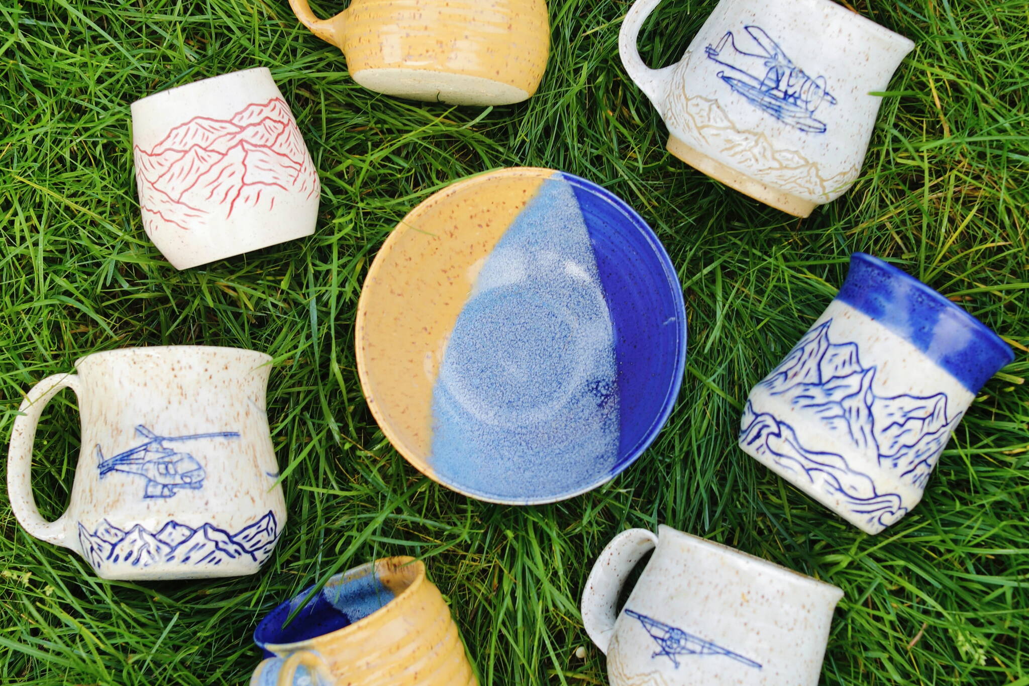 Ceramics by Uliana from BeWilder Creative will be featured at The Pottery Jungle during First Friday in October. (Juneau Arts and Humanities Council)