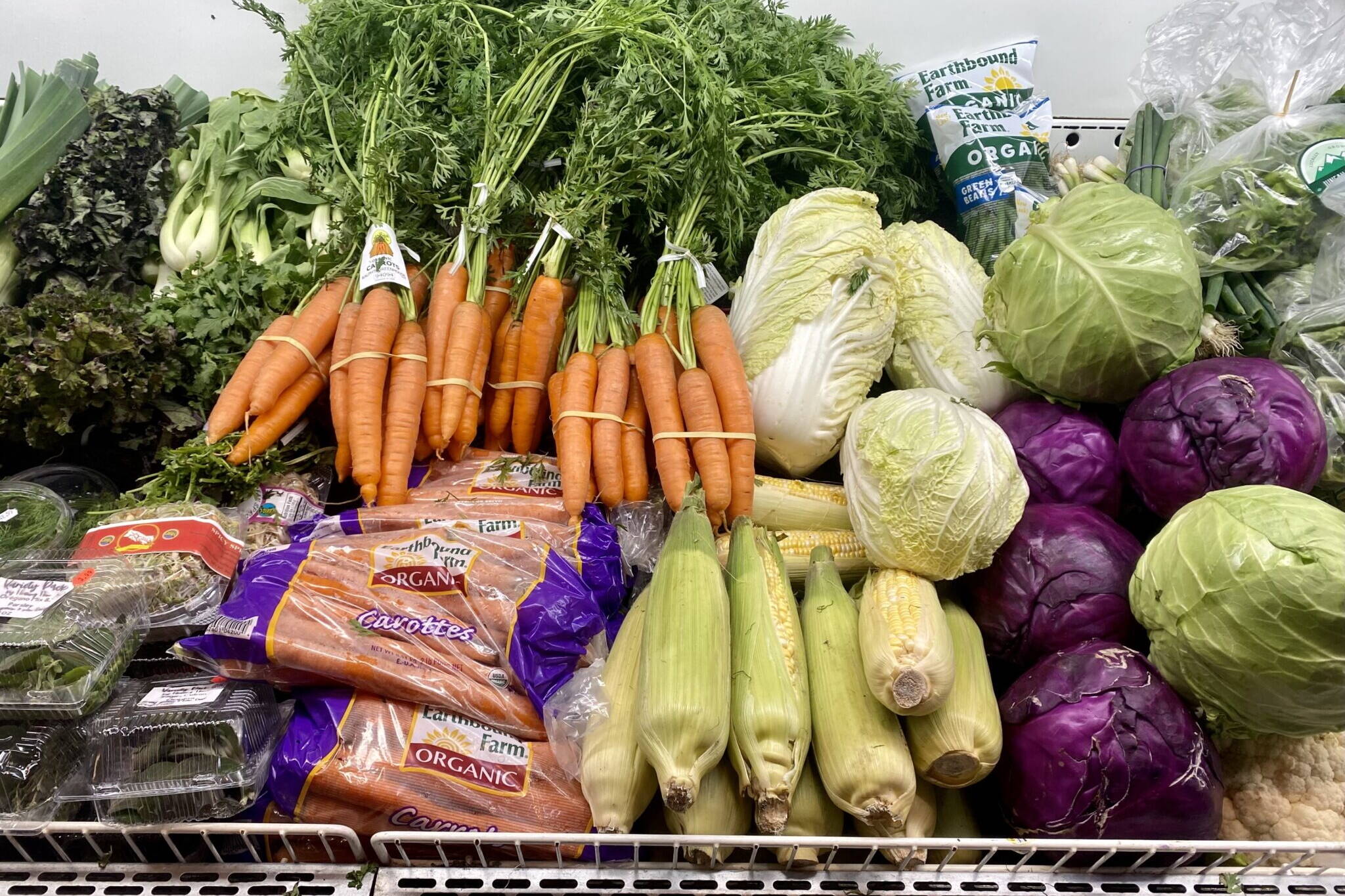 Produce is on display at a Juneau market on Wednesday. (Claire Stremple/Alaska Beacon)