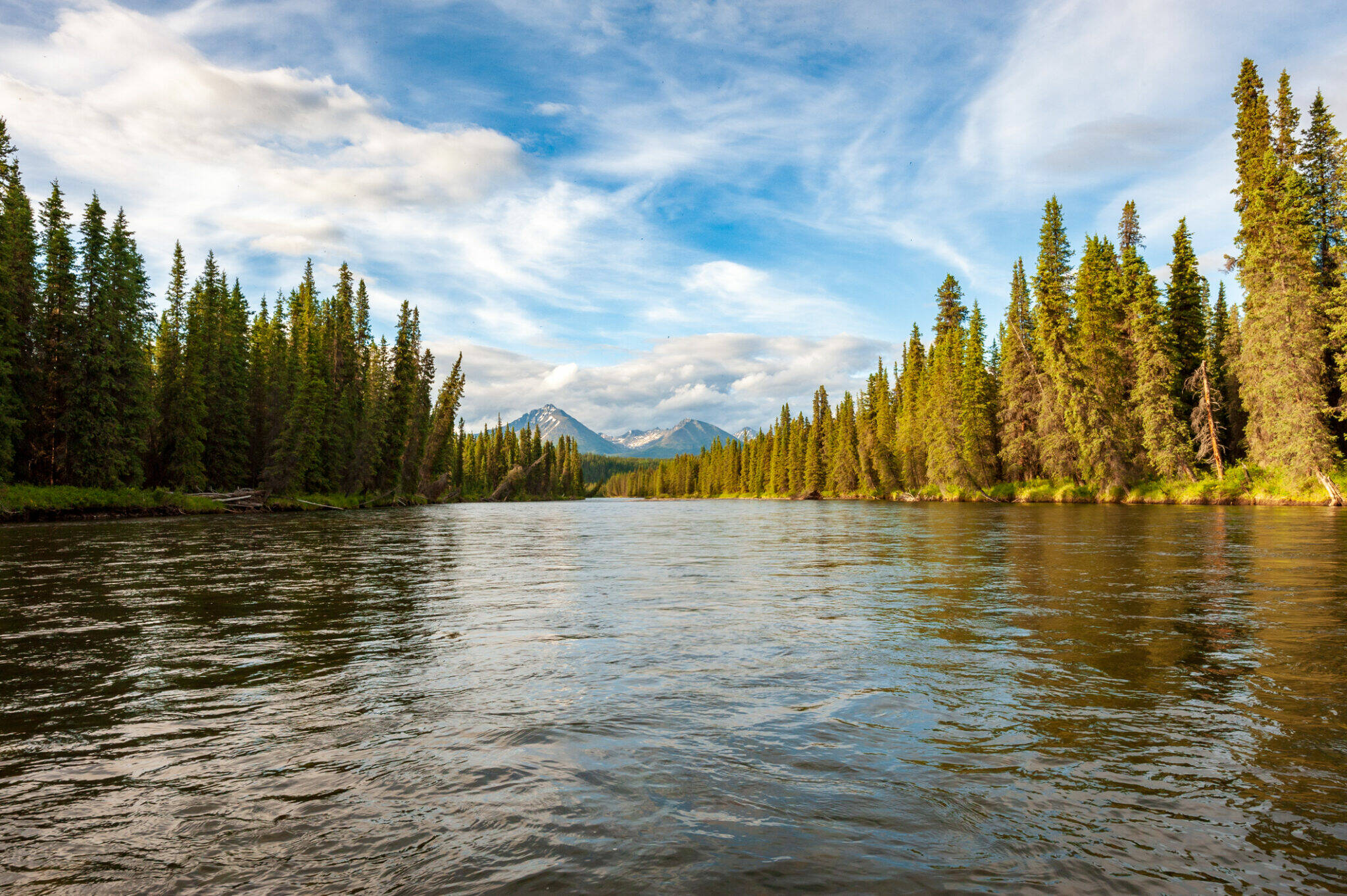 The lower Stikine River is seen in British Columbia, Canada, in an undated photo. (Photo by Marek Stefunko/Getty Images Plus)