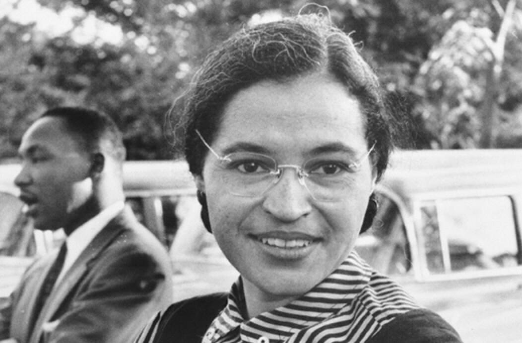 Rosa Parks, whose civil rights legacy has recent been subject to revision in class curriculums. (Public domain photo from the National Archives and Records Administration Records)