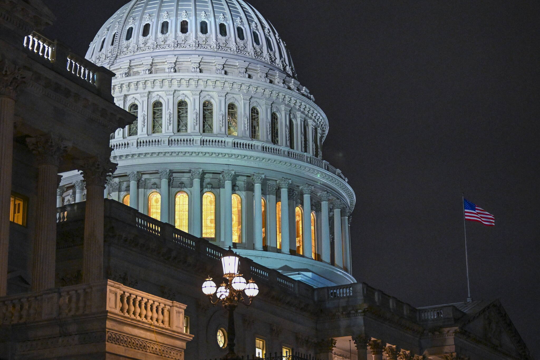 The U.S. Capitol on Wednesday. Funding for the federal government will lapse at 8:01 p.m. Alaska time on Friday if no deal is reached. (Kenny Holston/The New York Times)