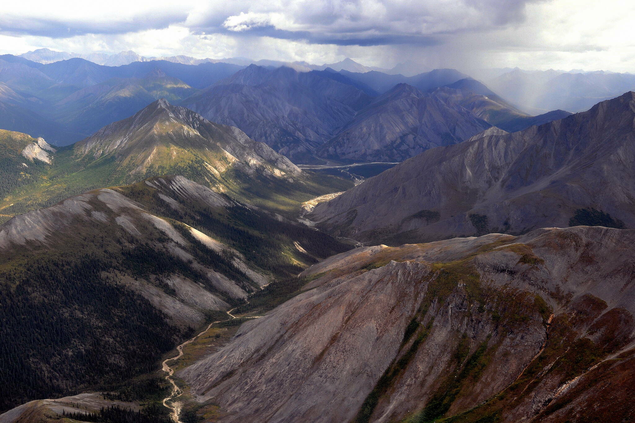 The headwaters of the Ambler River in the Noatak National Preserve of Alaska, near where a proposed access road would end, are seen in an undated photo. (Ken Hill/National Park Service)