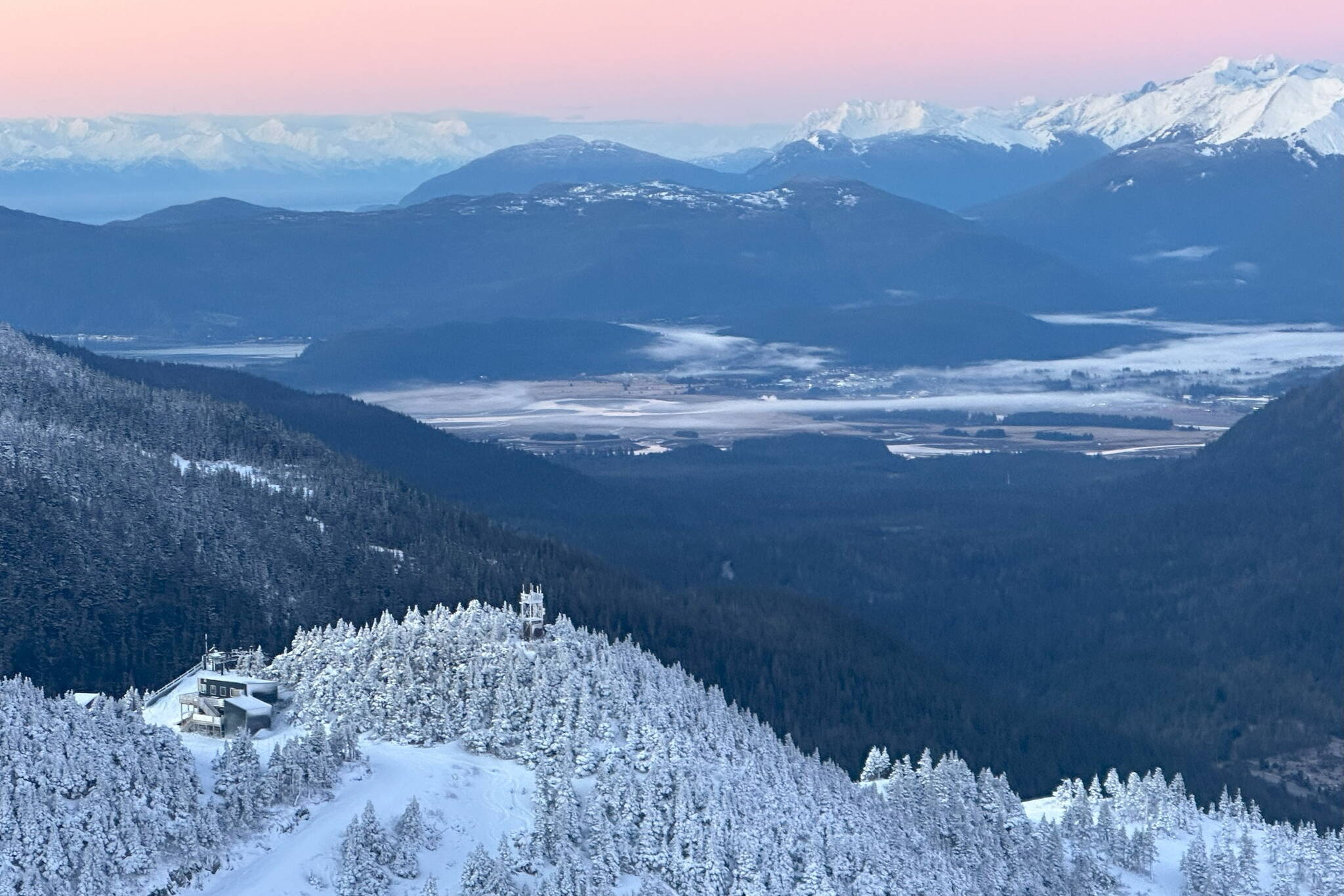 A view from the mountainside at Eaglecrest Ski Area. (Eaglecrest Ski Area photo)