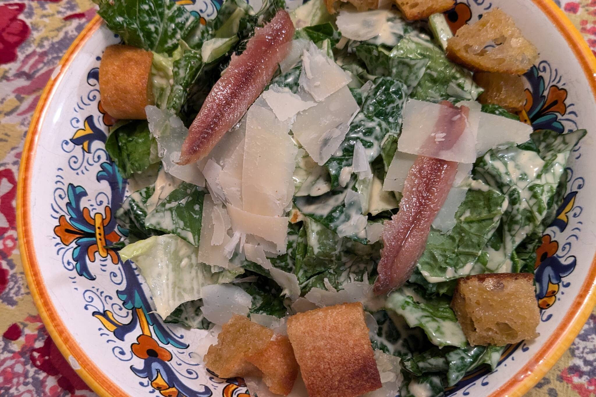 Caesar salad ready to serve. (Photo by Patty Schied)