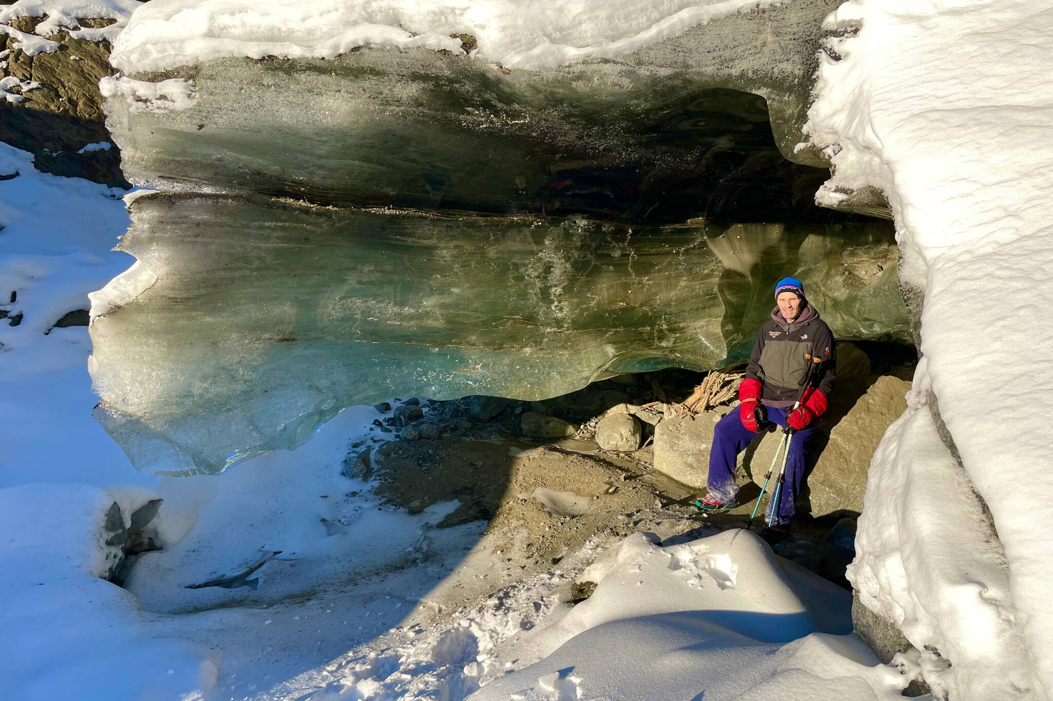 The author in one of his favorite pastimes — sitting in the mountains. (Photo courtesy Becky Bohrer)