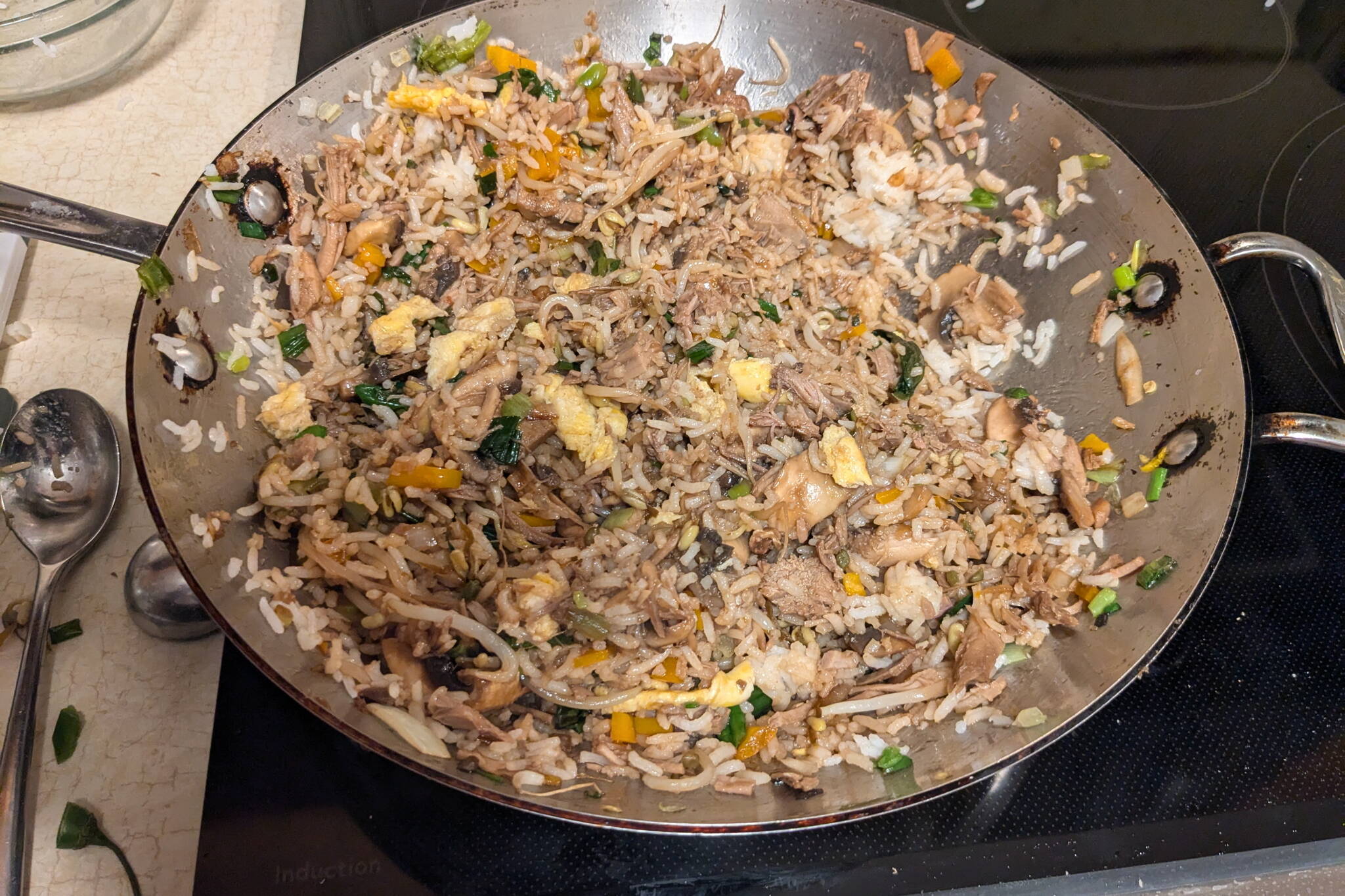 Cooked Chinese-style fried rice. (Photo by Patty Schied)